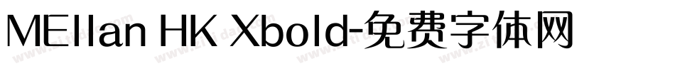 MEllan HK Xbold字体转换